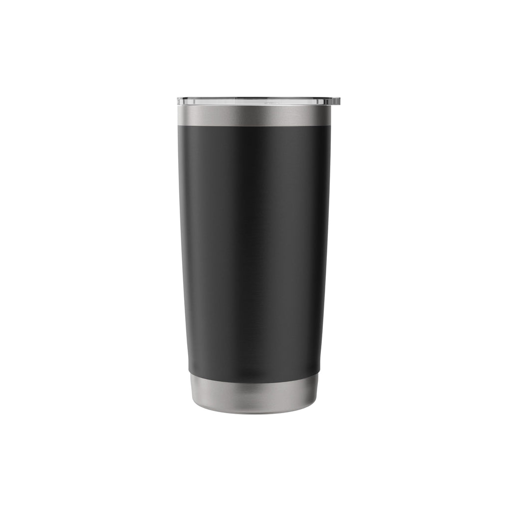 Black White Stainless Steel Insulated Travel Mug S6948