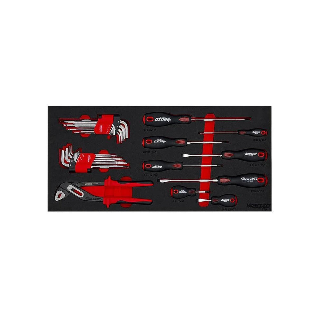 26" 5 Drawer Locking Tool Set with Carry Box J530