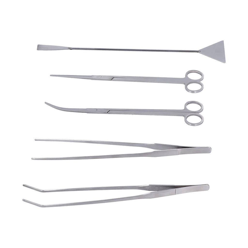 5 in 1 Stainless Steel Aquarium Cleaning Tool Kit M19324