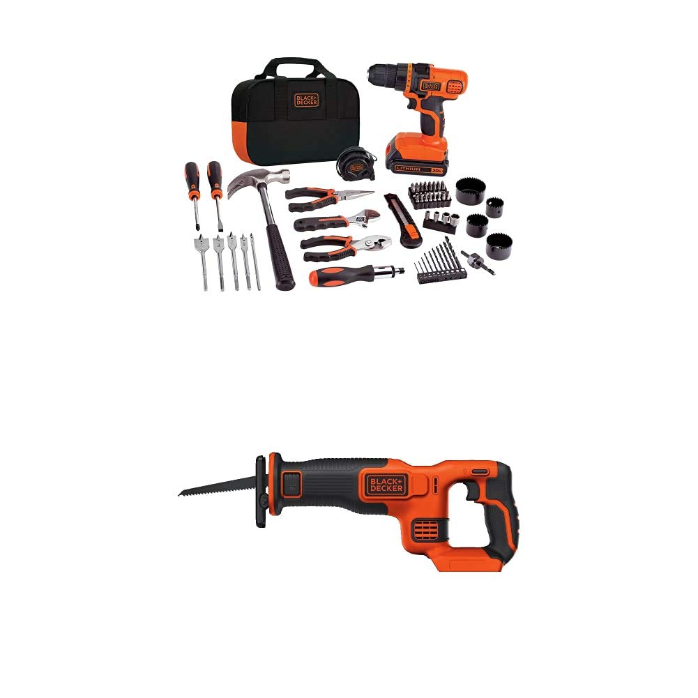 20-Volt MAX Lithium-Ion Drill and Reciprocating Saw U445