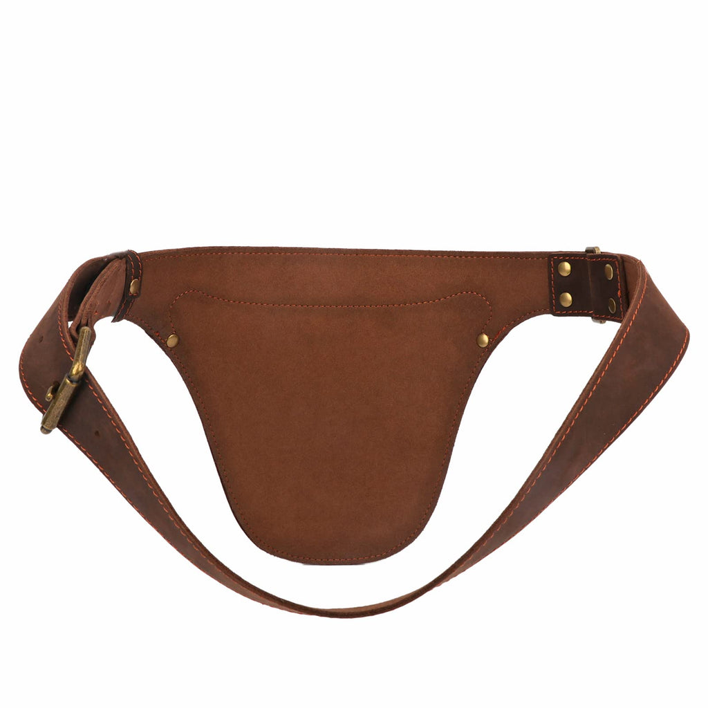 Leather 3 Pockets Adjustable Tool Belt Bag M7514