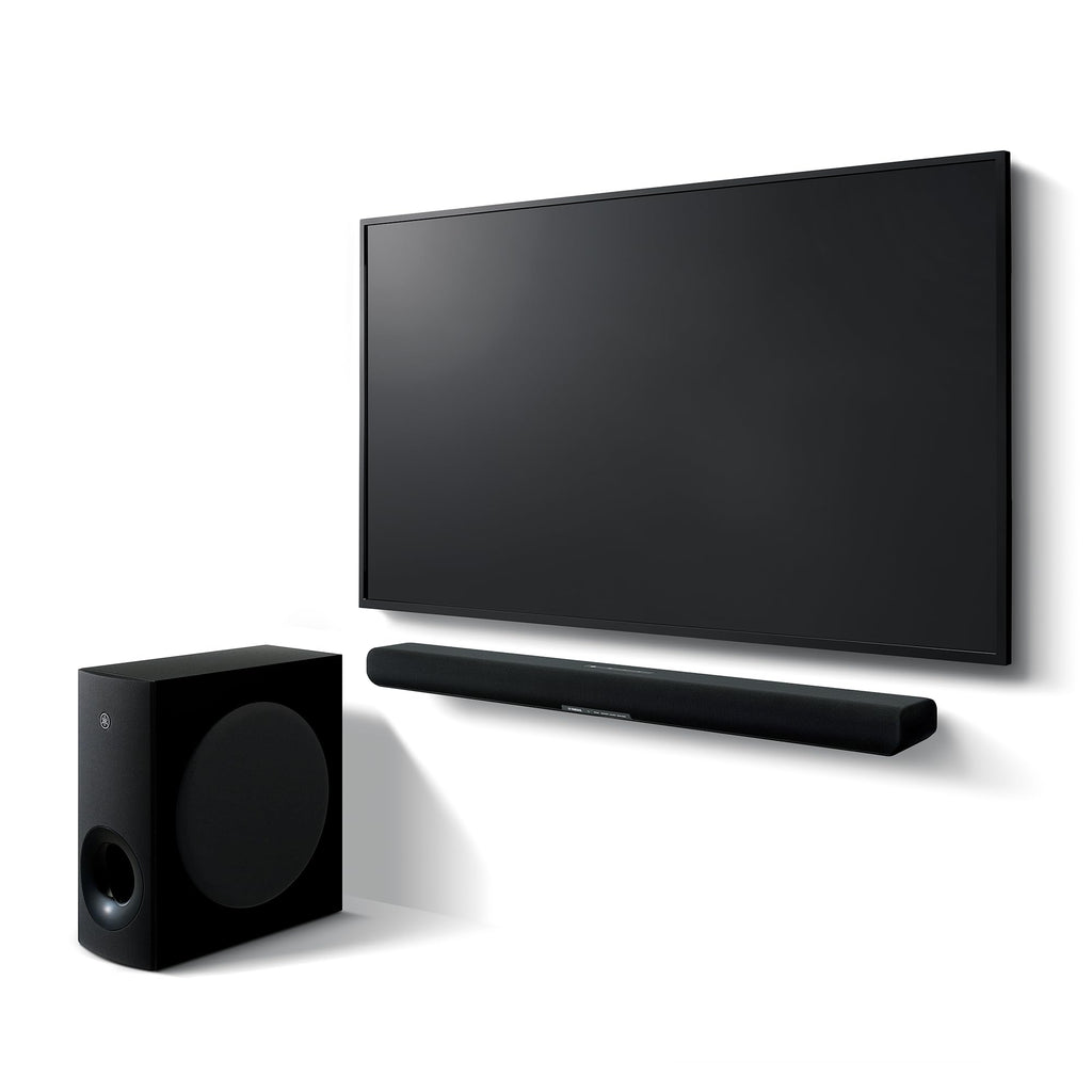 Black Sound Bar with Wireless Subwoofer J690079