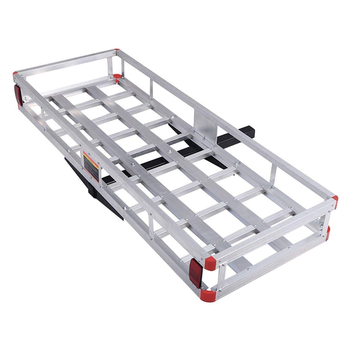 Aluminum Hitch Mount Cargo Carrier 60" x 22" 500LBS U575