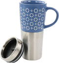 16oz Insulated Stoneware and Stainless Steel Travel Mug T732