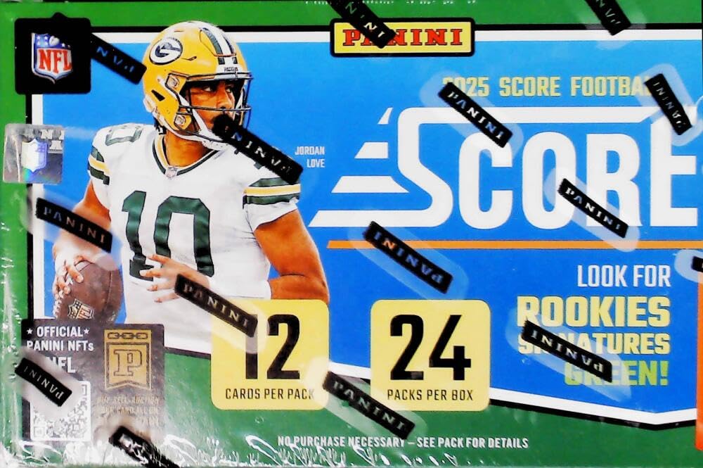 2025 Score NFL Football Retail Box 24 Packs C7594