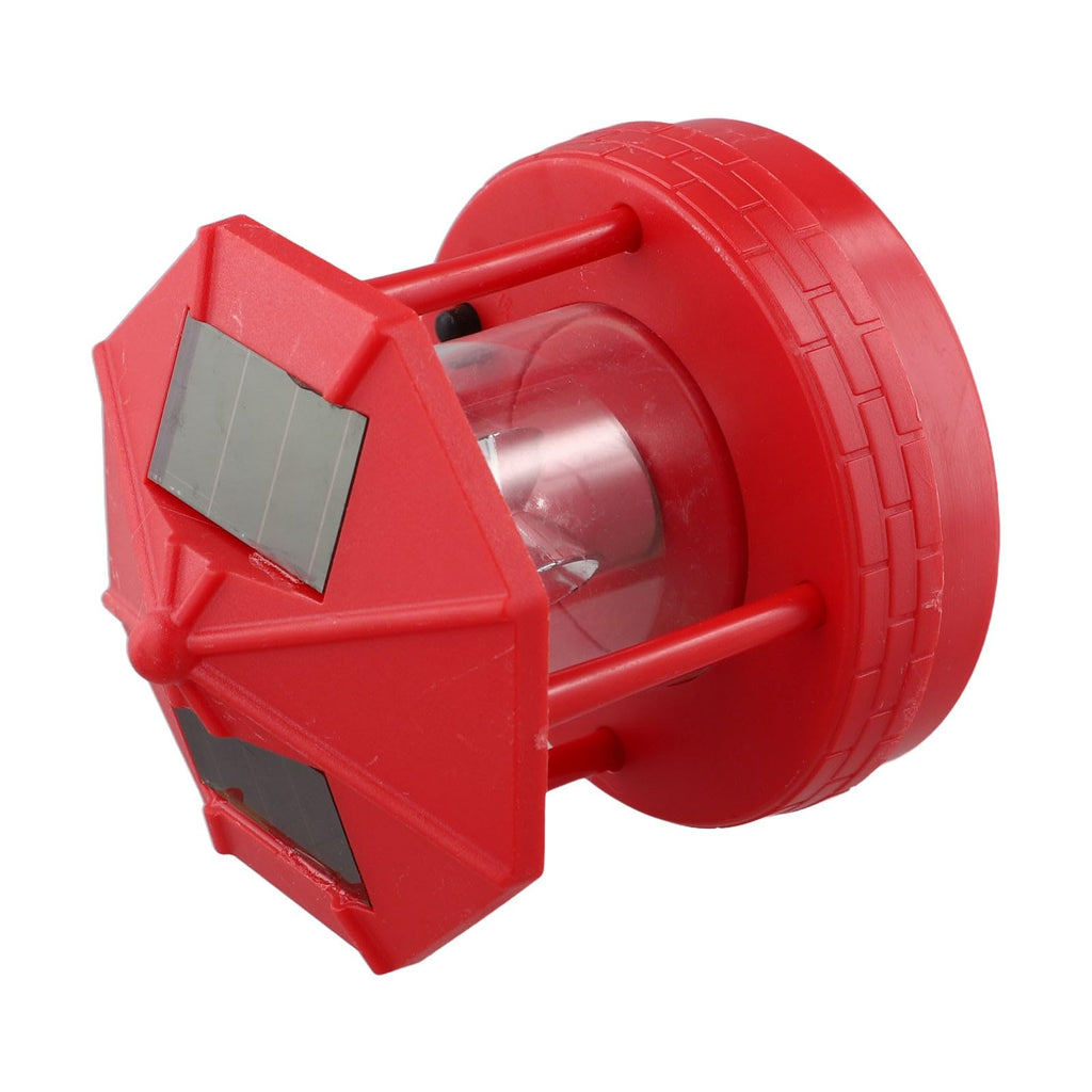 Rotating Solar Lighthouse Light Outdoor Garden Lawn Lamp with 2 Panels Z344