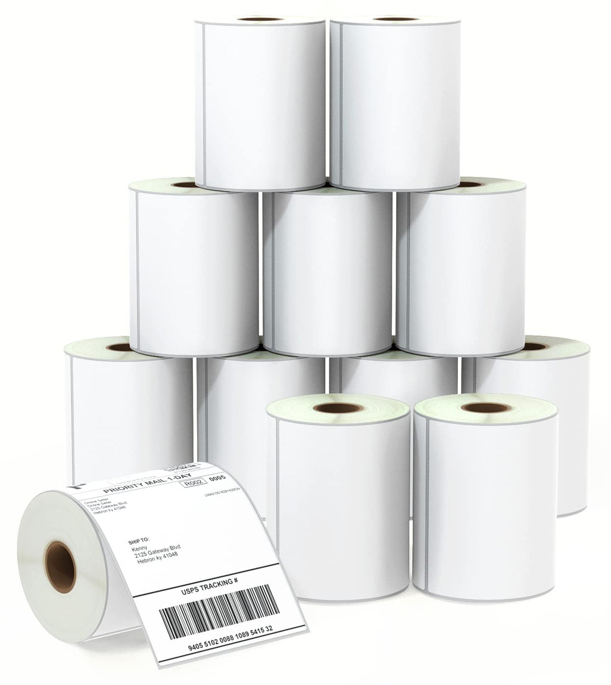 4" x 6" Shipping Thermal Label, 12 Roll/3000 Labels W67340