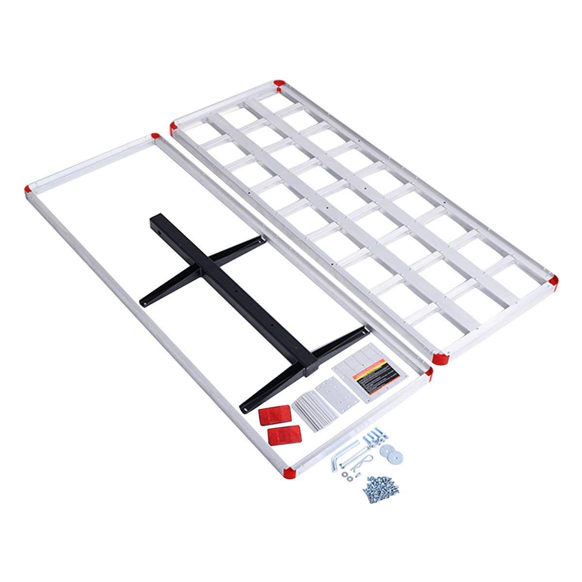 Aluminum Hitch Mount Cargo Carrier 60" x 22" 500LBS U575
