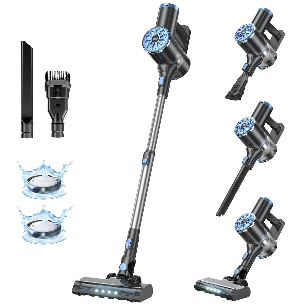 Cordless Stick Vacuum with LED Screen T670961