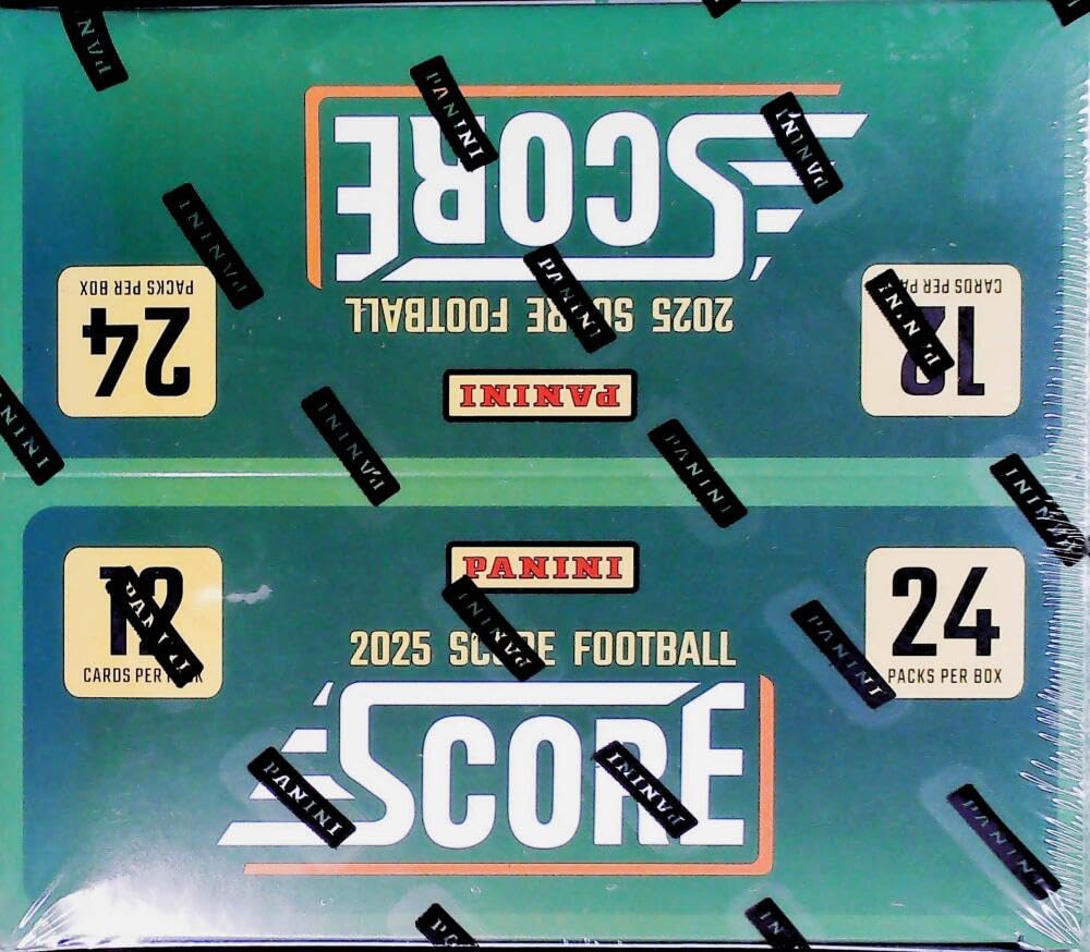 2025 Score NFL Football Retail Box 24 Packs C7594