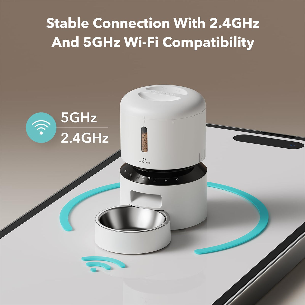 Automatic Cat Feeder 5G WiFi 3L White Y935