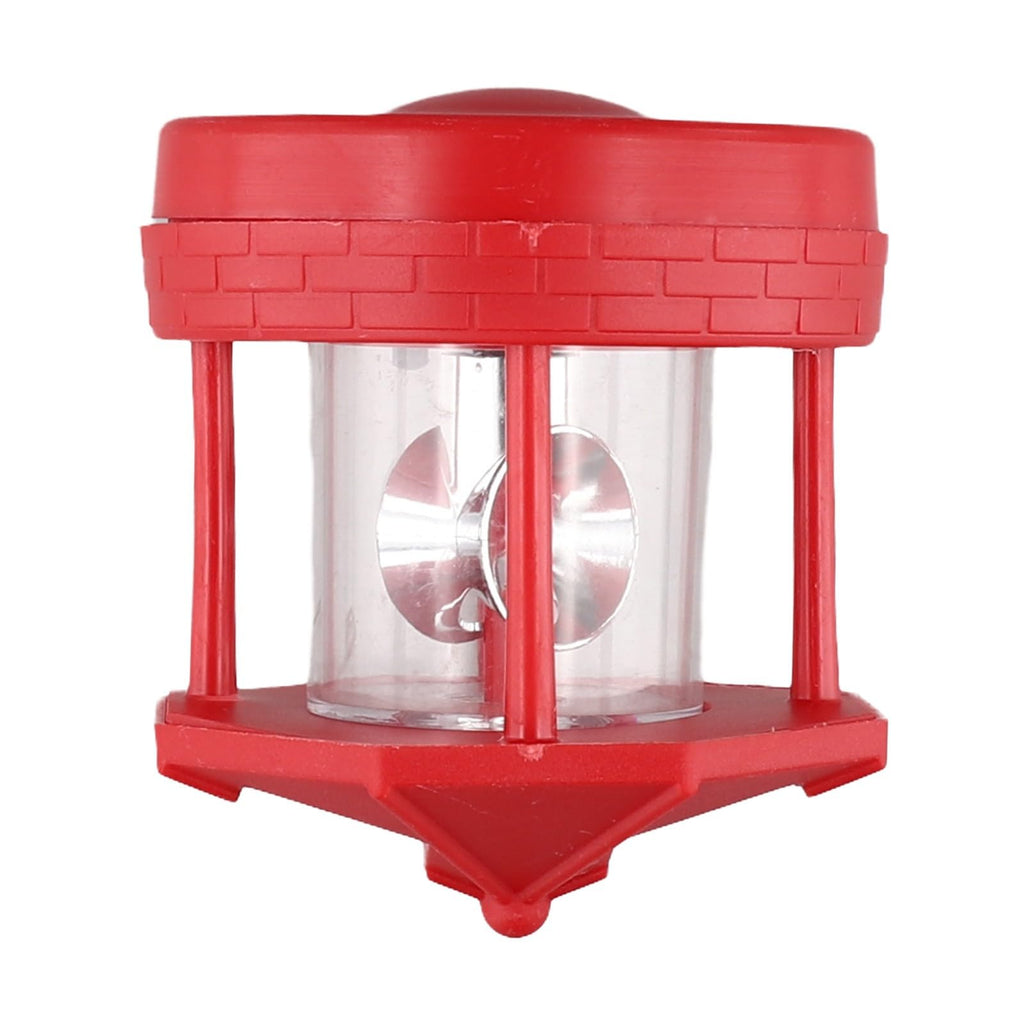 Rotating Solar Lighthouse Light Outdoor Garden Lawn Lamp with 2 Panels Z344