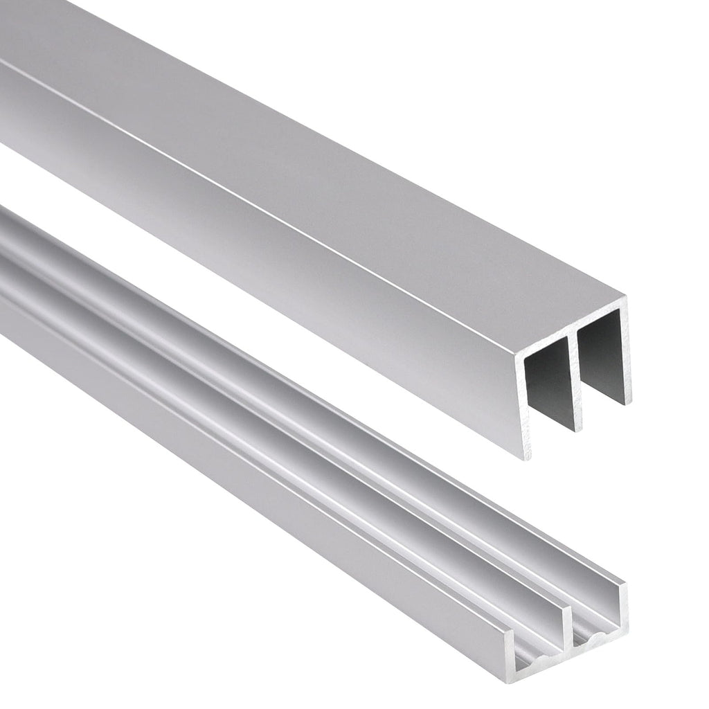 Aluminum Sliding Door Track Set 36 x 0.79 inches N785