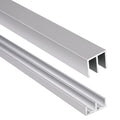 Aluminum Sliding Door Track Set 36 x 0.79 inches N785
