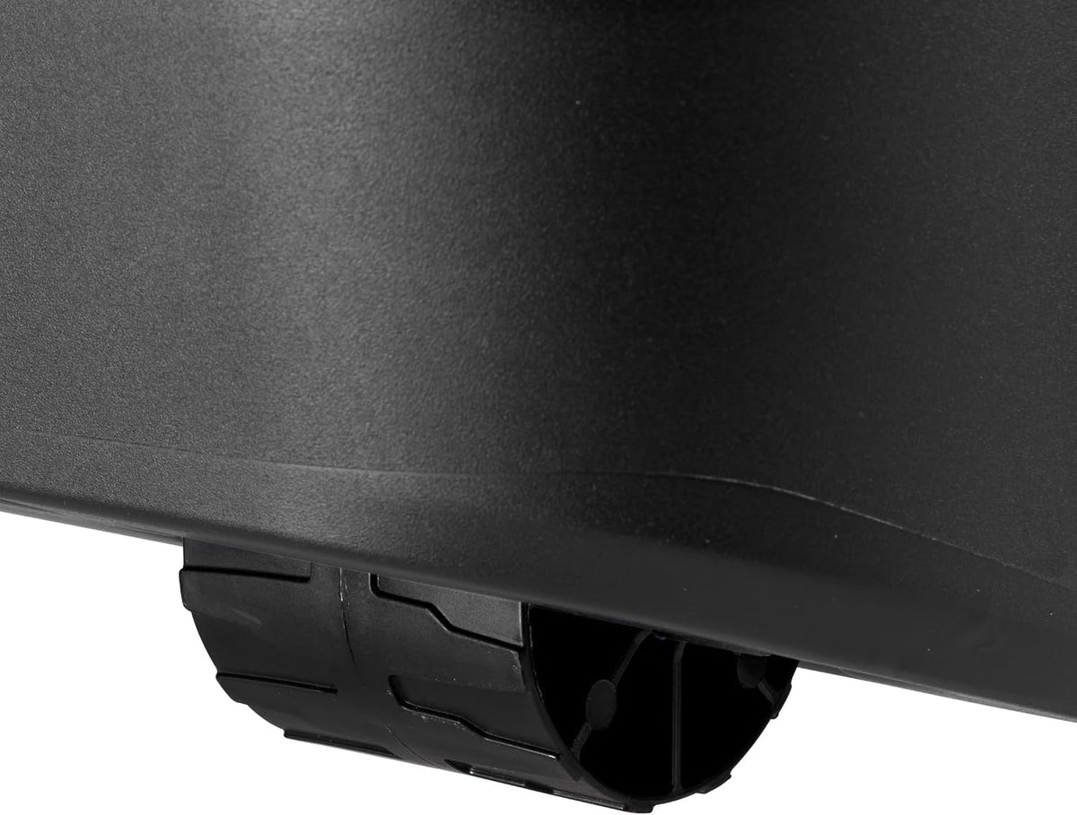 22 Gallon Lockable Black Plastic Storage Trunk L807