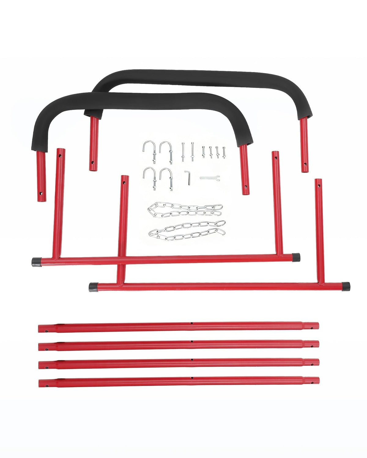 Folding Auto Body Work Stand 500 LBS Capacity Adjustable Height Z104564