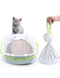 34 Count Jumbo Drawstring Cat Litter Box Liners G824513