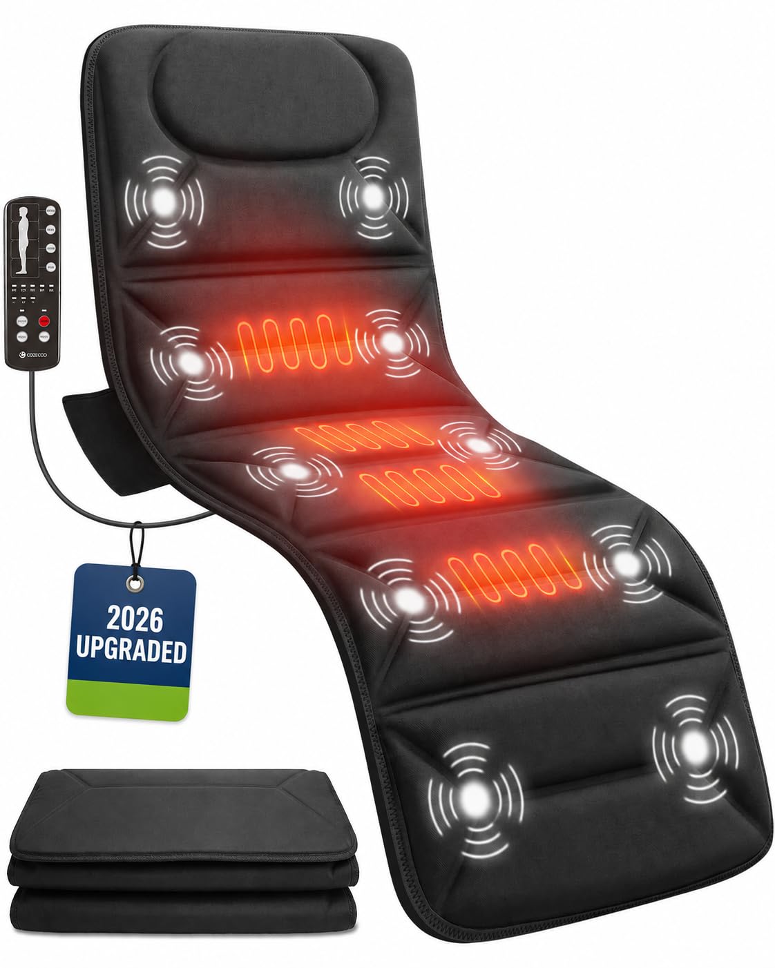 Full Body Massage Mat with Heat and Vibration L133
