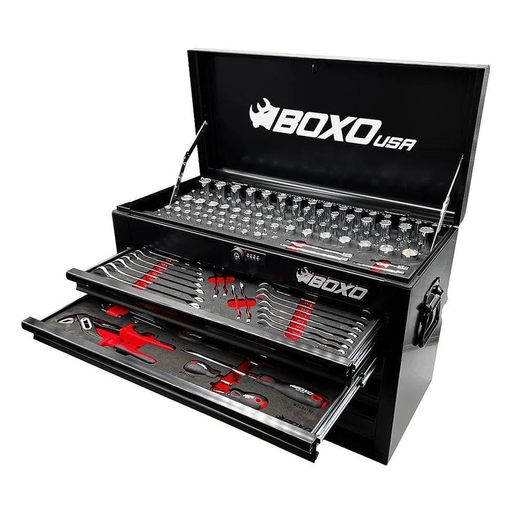 26" 5 Drawer Locking Tool Set with Carry Box J530