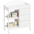 White 3 Drawer 2 Shelf Changing Table Y530133