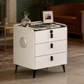 Wireless Charging Nightstand with Fingerprint Lock H2747