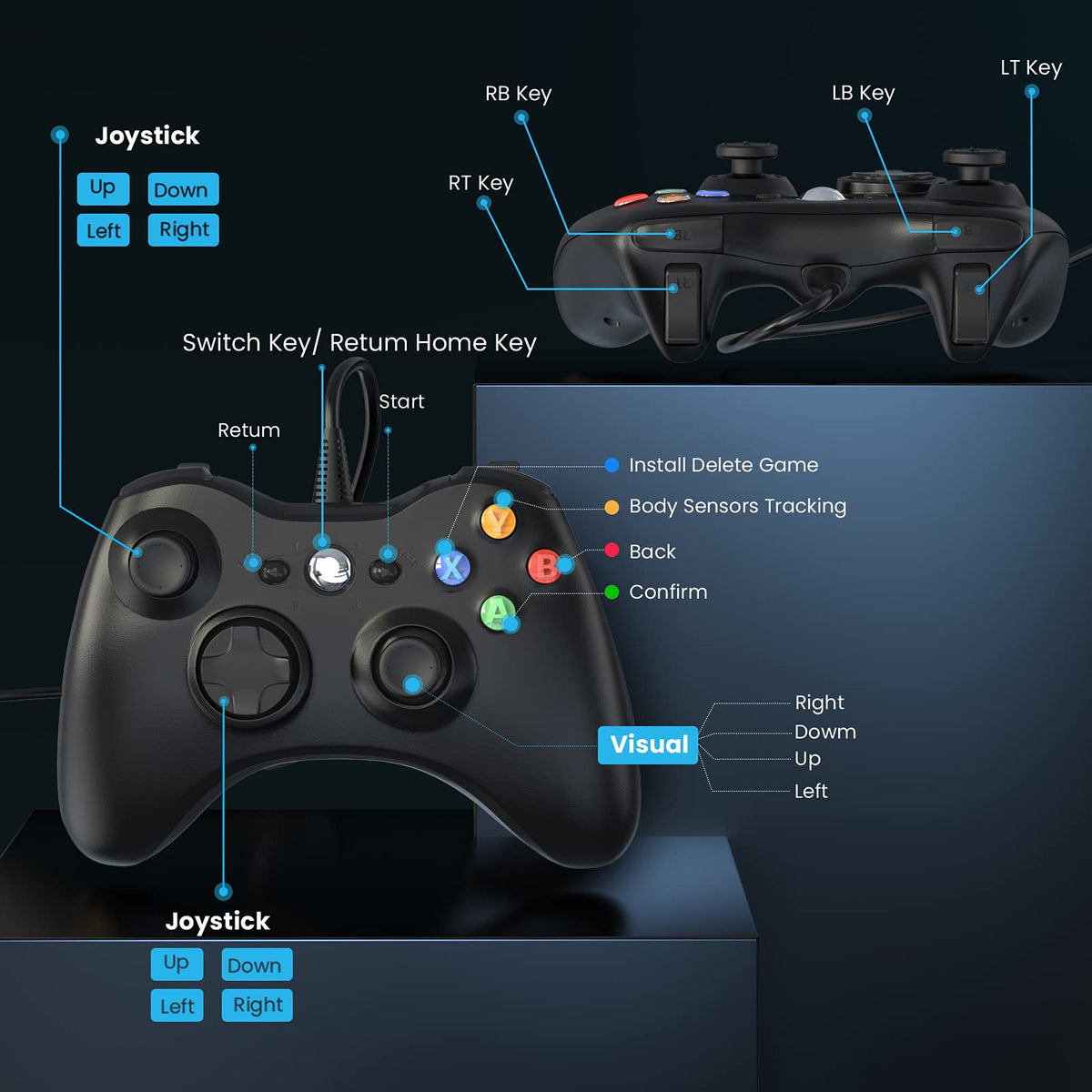 Wired Controller for Xbox 360 and PC G33771