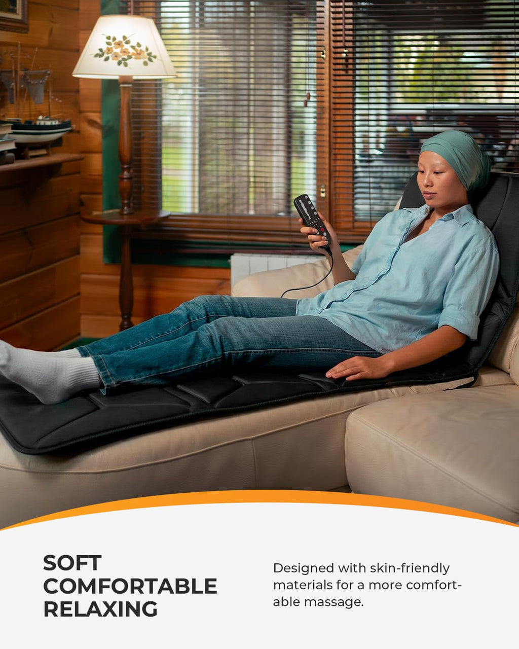 Full Body Massage Mat with Heat and Vibration L133