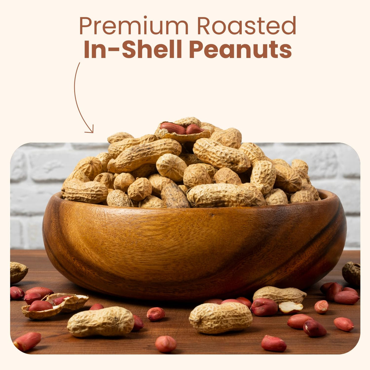 Salted Roasted Peanuts In Shell 5 lb Bag H301658