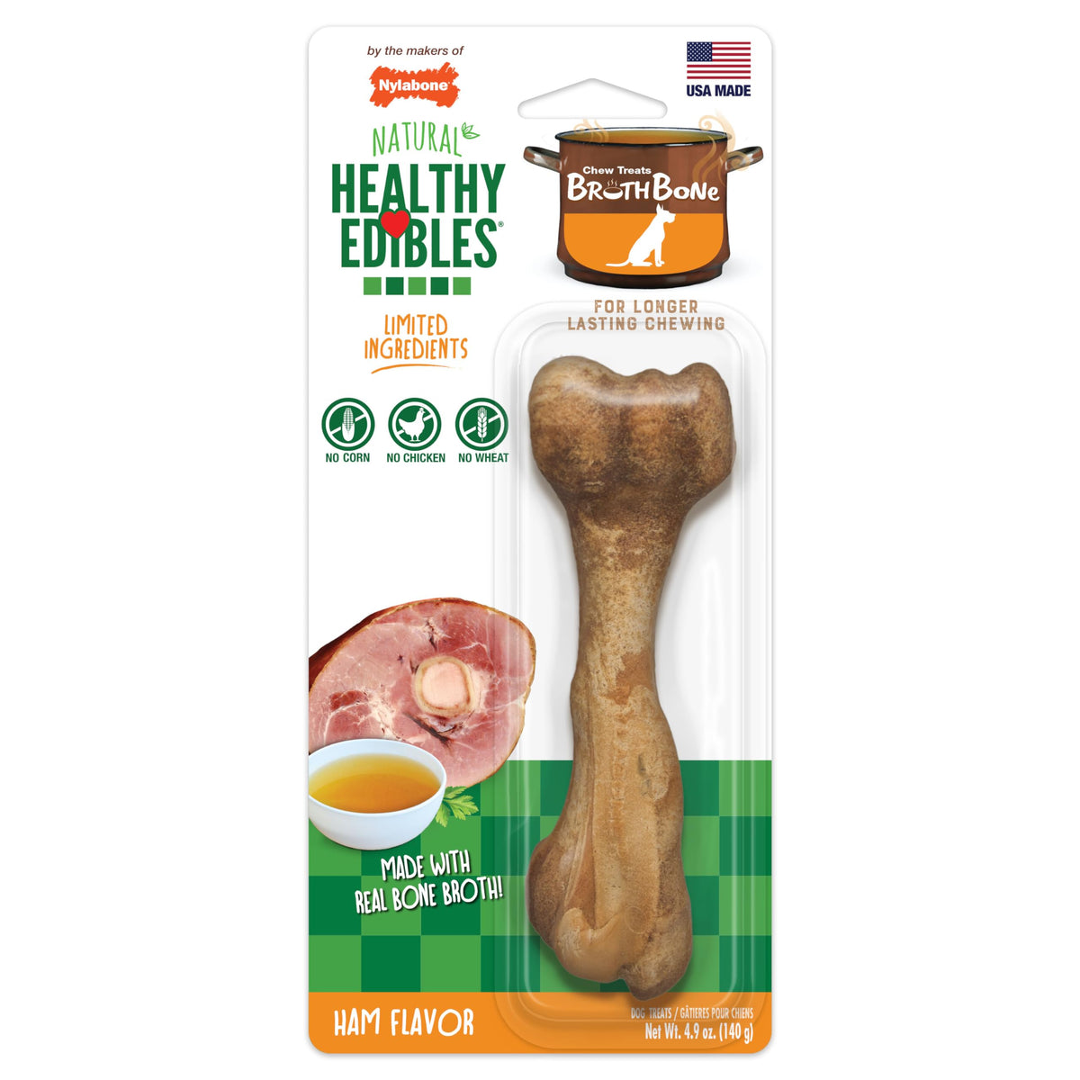 Large Ham Flavor Dog Treats Q309950