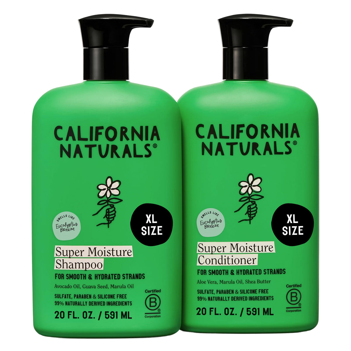 Eucalyptus Breeze Moisture Shampoo and Conditioner Set 20 fl oz R51671