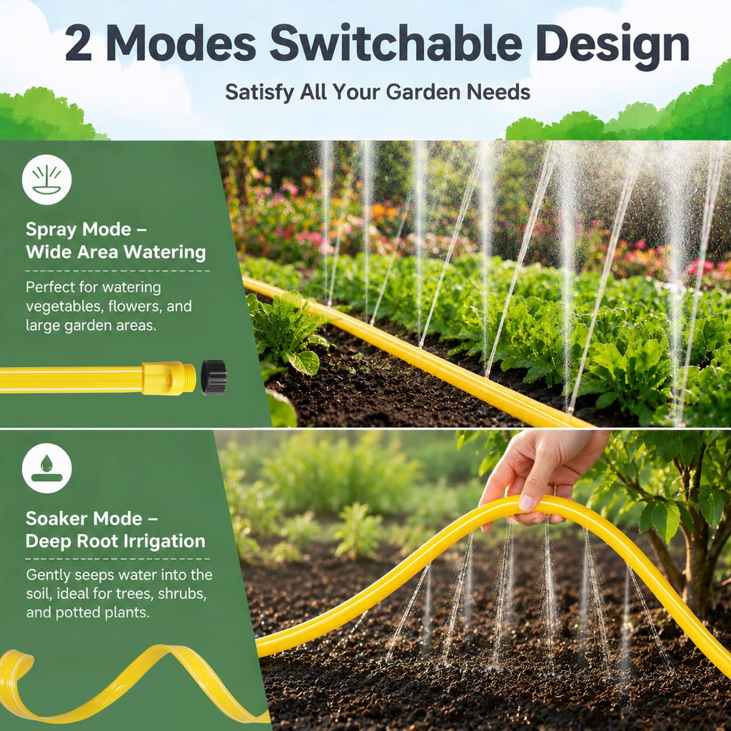 4-Pack 25 ft Sprinkler Soaker Hose U5410