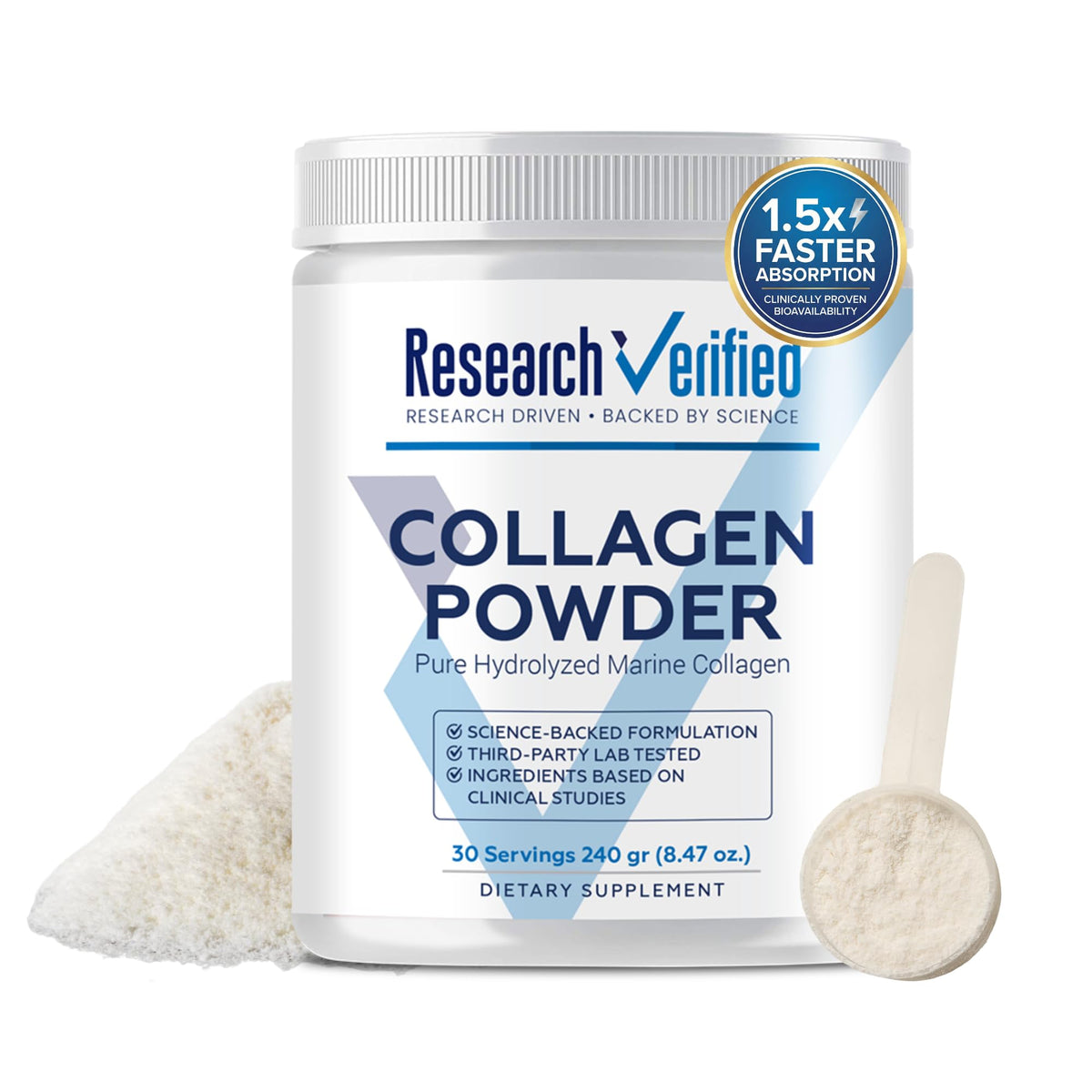 Hydrolyzed Marine Collagen Powder Unflavored M2602