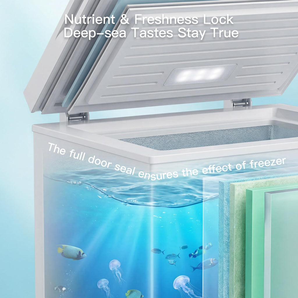 2.05 Cu.Ft Chest Freezer with 2 Removable Baskets J83045