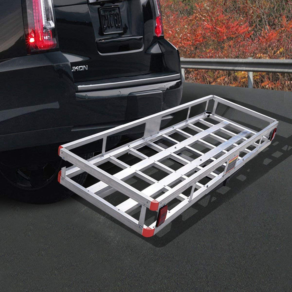 Aluminum Hitch Mount Cargo Carrier 60" x 22" 500LBS U575