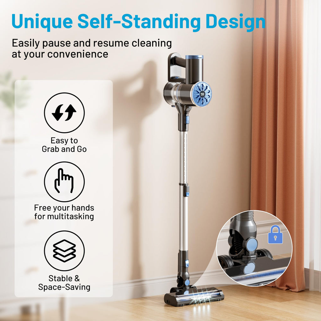 Cordless Stick Vacuum with LED Screen T670961