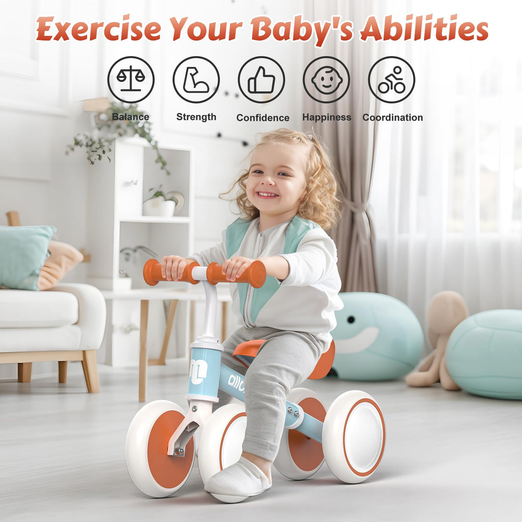 Baby Balance Bike 12-36 Months Adjustable Seat 3 Wheels L6437