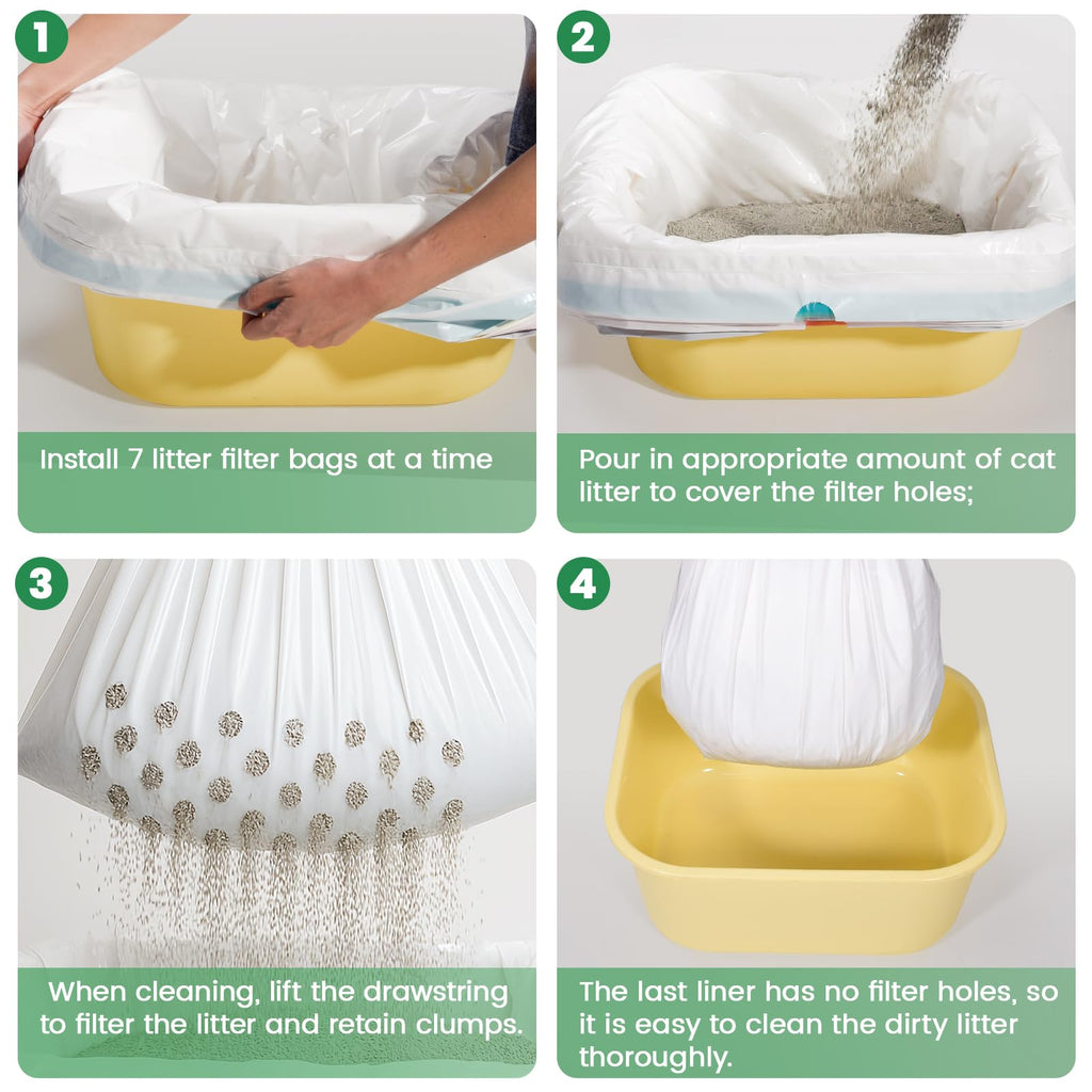 Heavy Duty Thickened Litter Box Liners 14 Pack B560790