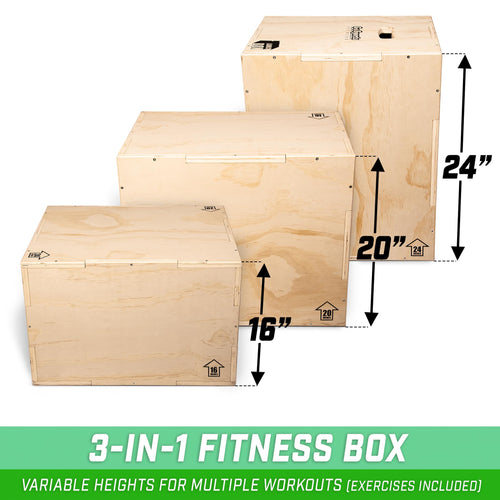 3-in-1 Plyo Jump Box N75820