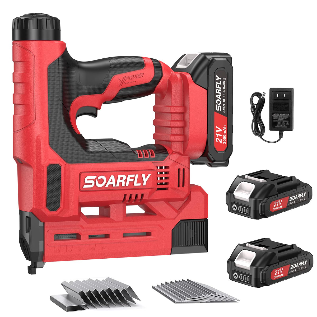 18 Gauge 2-in-1 Cordless Brad Nailer Stapler N48925