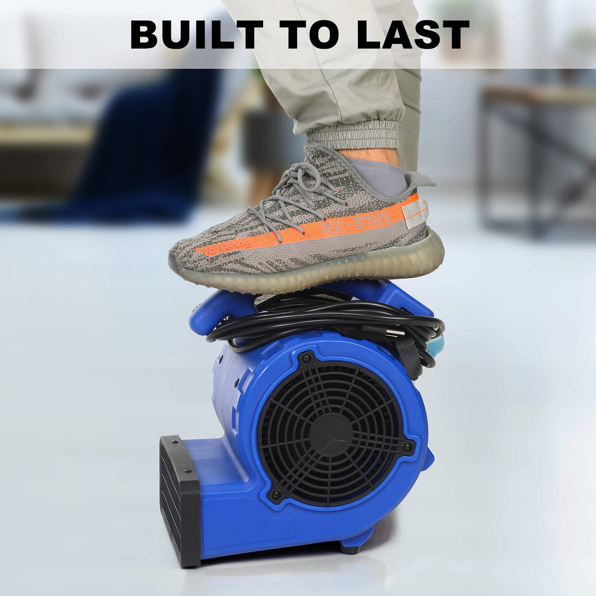 Blue 305 CFM Mini Floor Air Mover S635