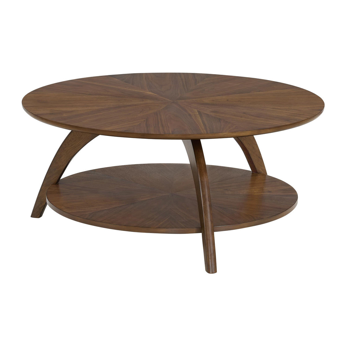 Round Wood Coffee Table D595451