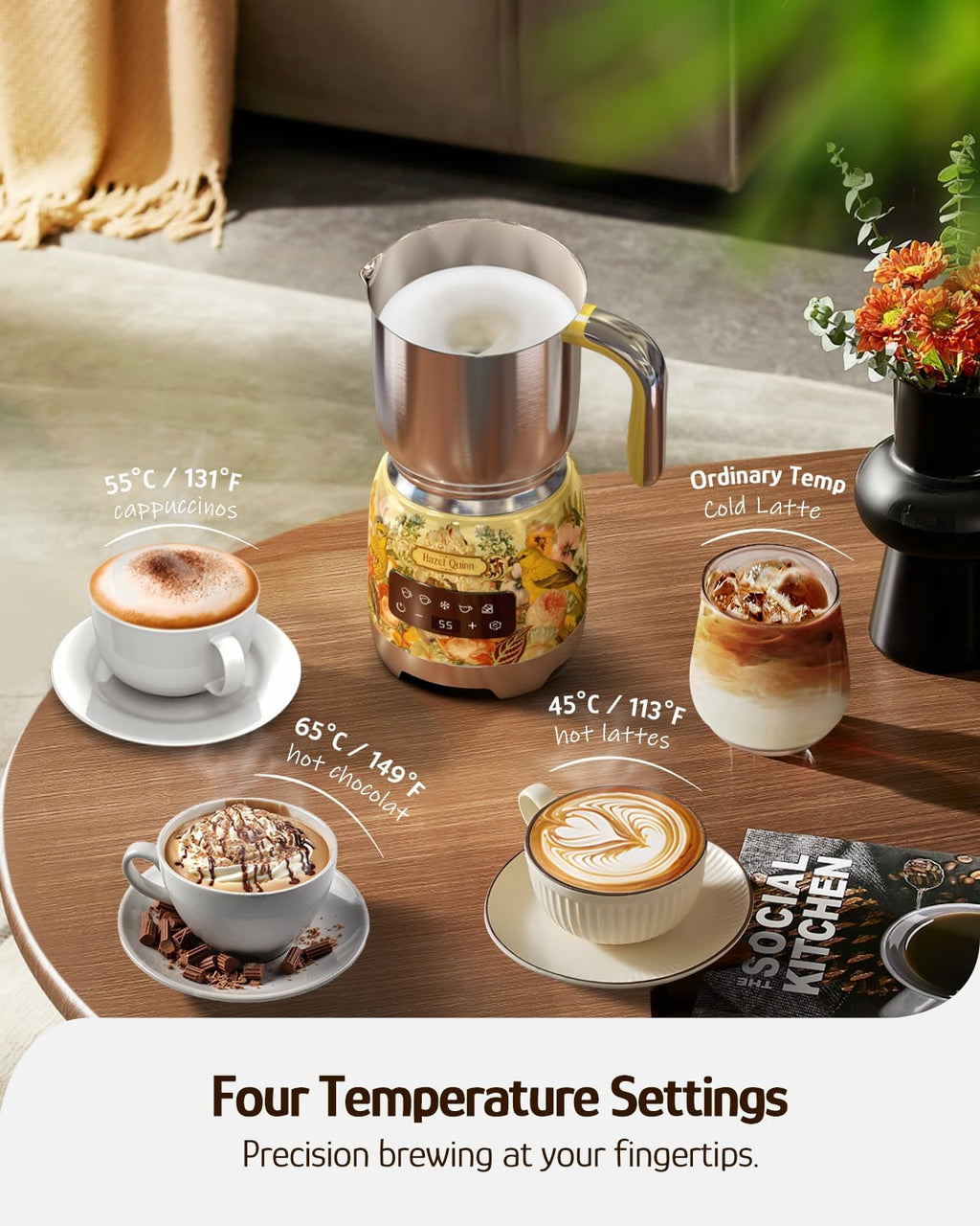 Electric Milk Frother & Steamer C255