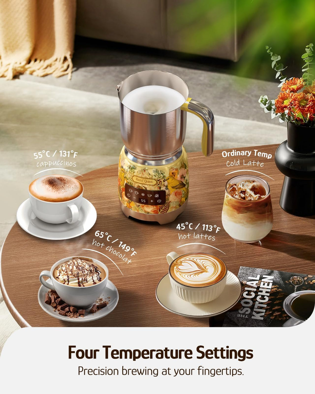 Electric Milk Frother & Steamer C255