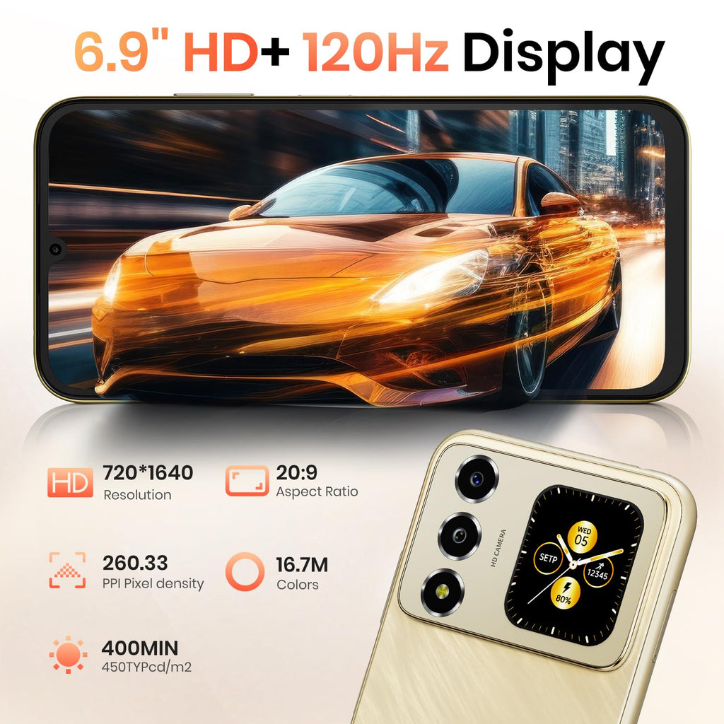 Unlocked 32GB+256GB+2TB Android Smartphone W24782