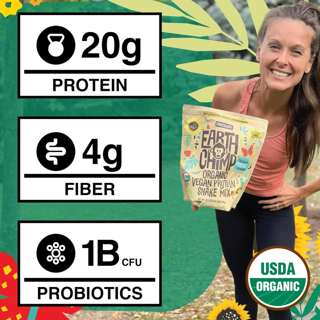 Organic Vegan Protein Powder with Probiotics A5917