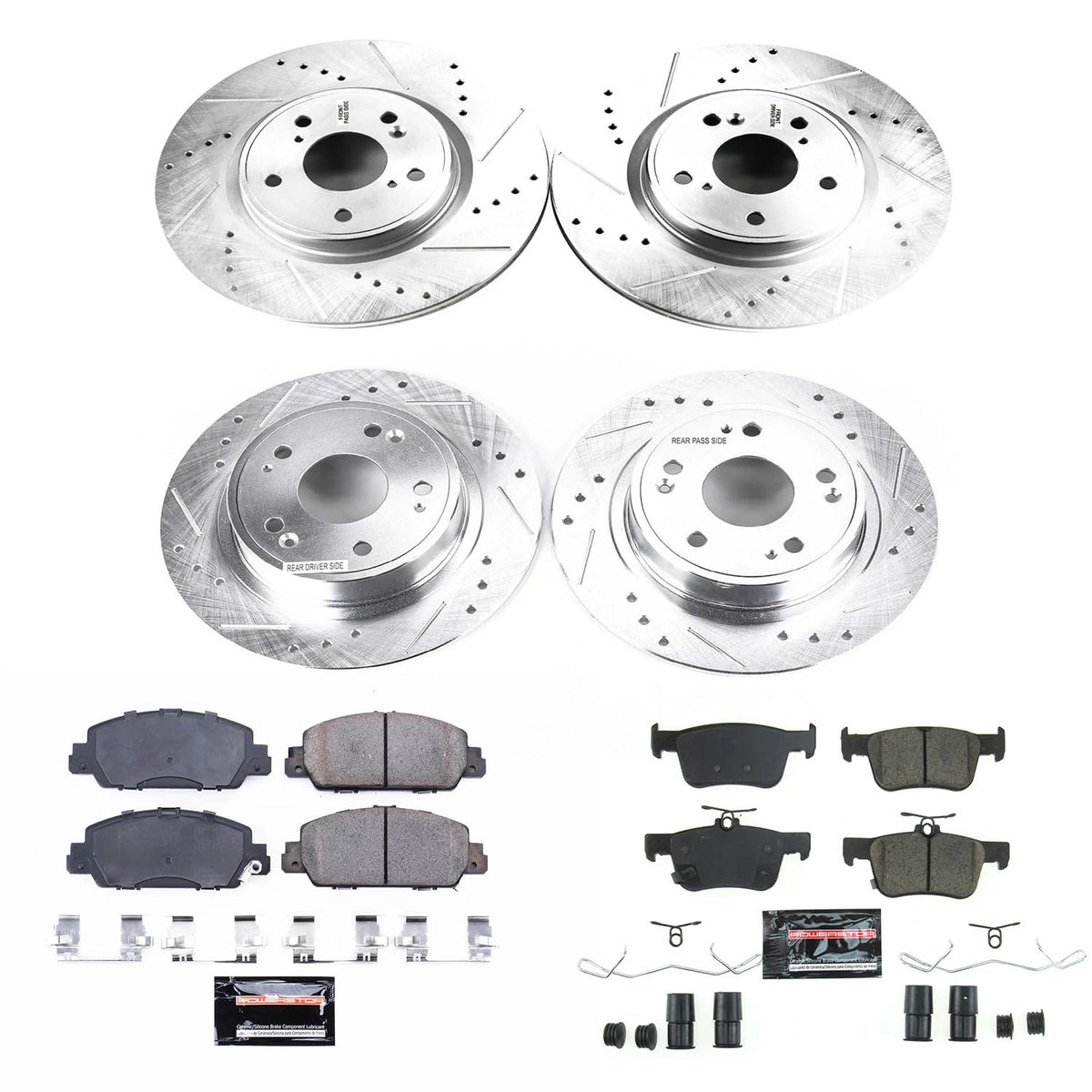 Brake Pad & Rotor Kit Front & Rear Z97428