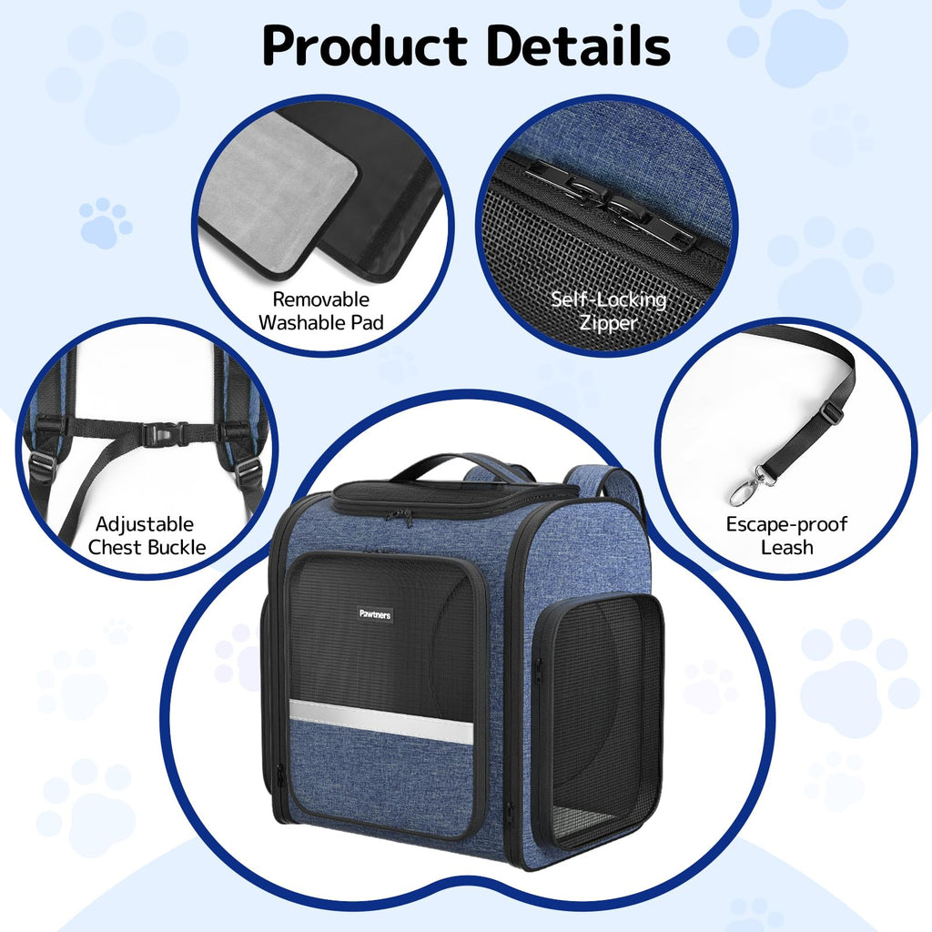 Cat Backpack with Play Tunnel N392560