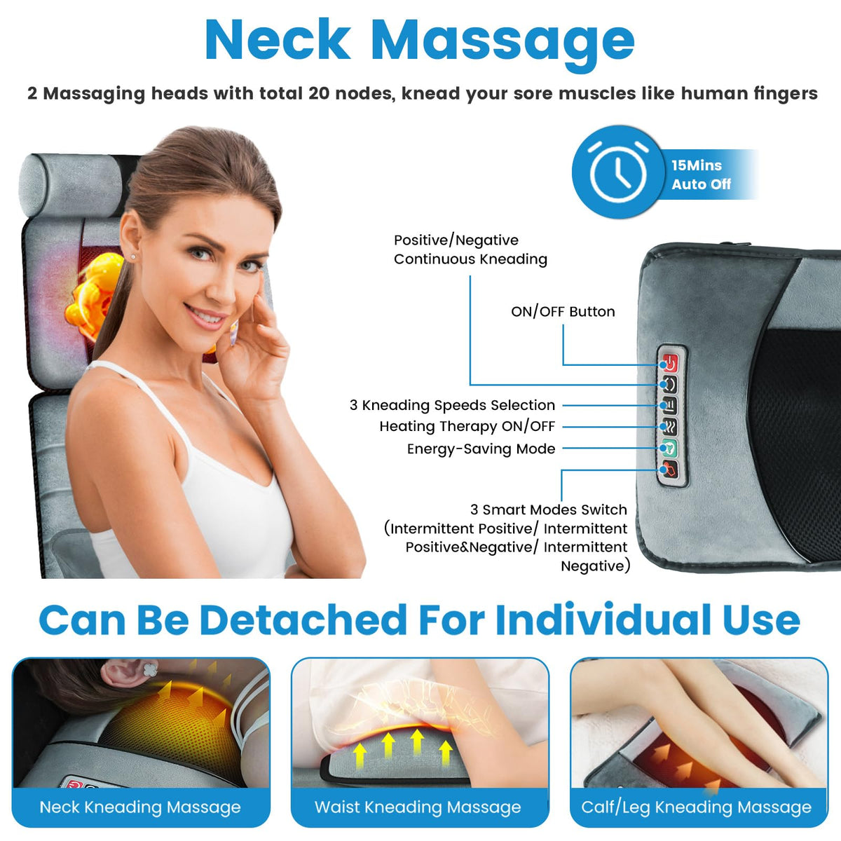 Full Body Massage Mat with Heat Y717660