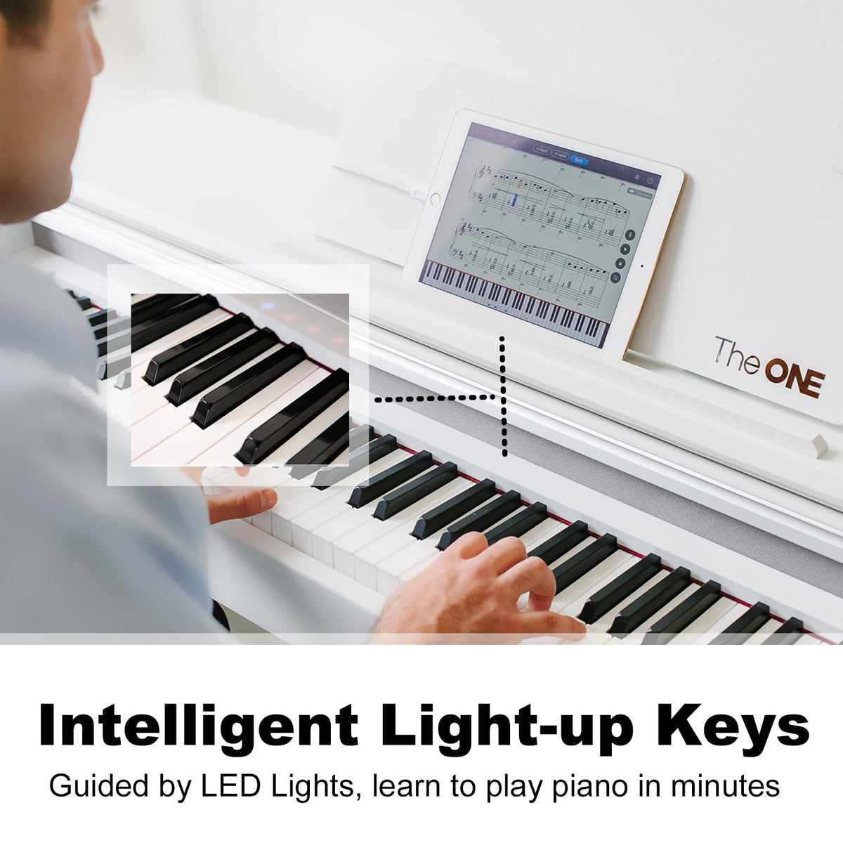 88-Key Weighted Action Digital Piano Keyboard W9384