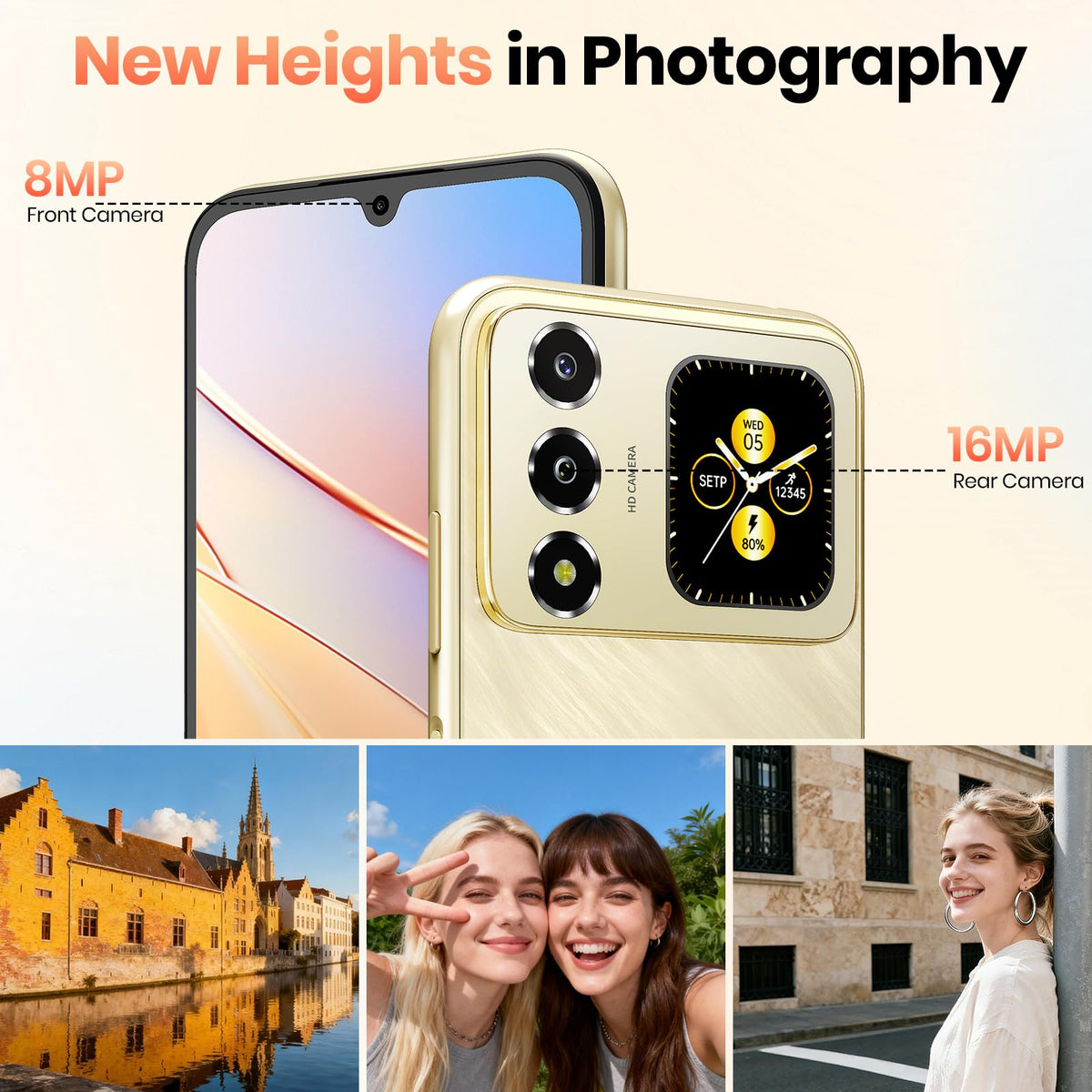Unlocked 32GB+256GB+2TB Android Smartphone W24782